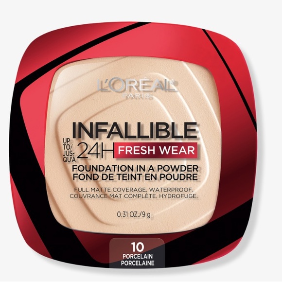 L’Oreal Paris Infallible 24HR Fresh Wear Foundation Powder 10 Porcelain - Picture 4 of 5